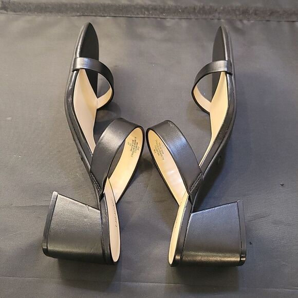 BRAND NEW NINE WEST BLOCK HEEL SQUARE TOE WOMENS SANDALS - Picture 13 of 14